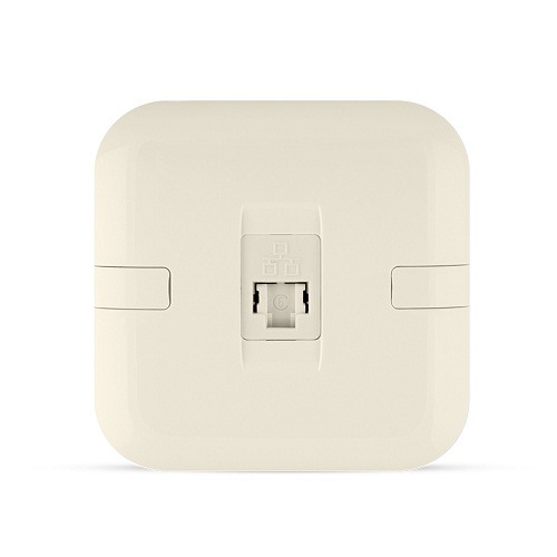 فيش كمبيوتر RJ45 كات 6 مع شتر، مفرد، بيج، مقاس 7×7 سم | Spectra