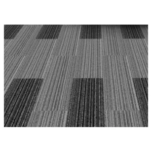 Pieces of Dark Gray PVC Carpet 1-3 cm Thick Size 25x1 cm Model 676 | 
