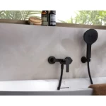 خلاط شاور، موديل الهواء، لون اسود مطفي، وزن 1.75 كغم