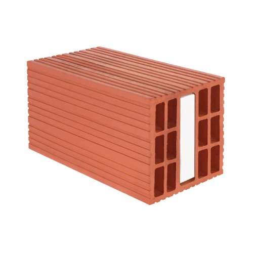 طوب احمر مفرغ عازل مقاس 30×20×20 سم وزن 8.5 كغم | شركة الصراط السعودية