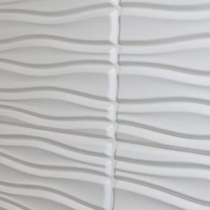 3D Wall Panels 50x50 cm White Color, Model floaz | 
