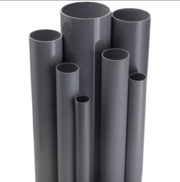 UPVC Plastic Pipe 1.52 mm Thickness 1 1/2 Inch Dark Grey | Arabian Gulf Company