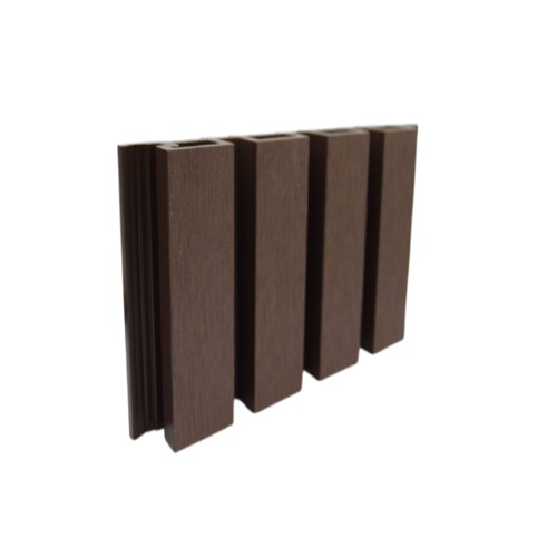 تكسيات حائط خارجية WPC، مقاس 290x21.9x2.6 سم، لون بني غامق، موديل K2002 | 