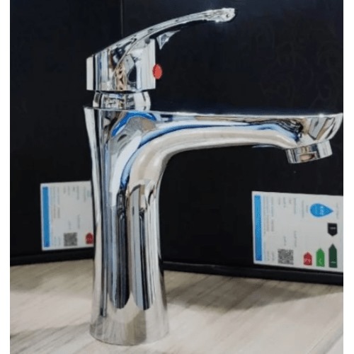 Short ABS Automatic Washbasin Mixer, Chrome Color | Al Muhaidib Sanitary and Ceramic