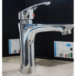Short ABS Automatic Washbasin Mixer, Chrome Color
