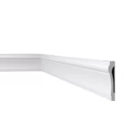 Foam Decorative Wall Strip, Size 200×2.2×7.5 cm, White Color