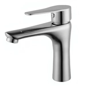 Automatic Short Washbasin Faucet Brass, Chrome Color | Al Muhaidib Sanitary and Ceramic