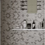 بلاط سيراميك ديكور حوائط مطفي مقاس 30×90 سم سمك 10 مم، بلون بيج | الخزف السعودي