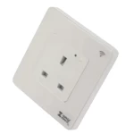 فيش 13 أمبير ذكي، مقاس 7×7 سم، لون أبيض