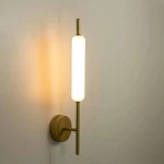 Modern Golden Wall Lighting Fixture, 53 cm Height, 5 cm Width
