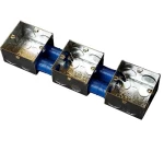 علبة ثلاثية صلب مجلفن مقاس 7×7×4.7 سم، سمك 0.9 مم | الروف