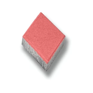 Rhombus Interlock Paver Tile 6 cm Thickness, Size 11.7x20 cm, Red Color | AL ARMAK COMPANY