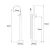 Slanted Floor Shower Mixer Chrome | Albayt Alaniq Sanitary Tools - Image 2