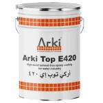 Arki Kote E 420 High-build epoxy coating, white color, 4 liter container