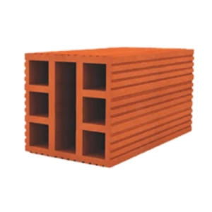 طوب احمر مفرغ 7 فتحات مقاس 40×20×20 سم | الخياط للطوب الأحمر