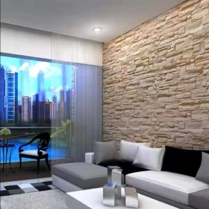 Mural Image Stone Design 300 cm x 280 cm Light Brown | SD-1419