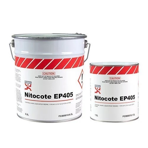 Nitocote EP405 Epoxy Paint White Color 8 Litre Pack | Fosam Company Limited