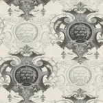 Decorative Wallpaper Venice Collection, Dimensions 5 m², White With Grey Color, Product Code 10-5768