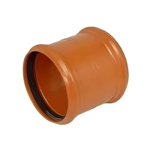 UPVC Coupling Size 160 mm, Length 168 mm, Orange Color | Cosmoplast