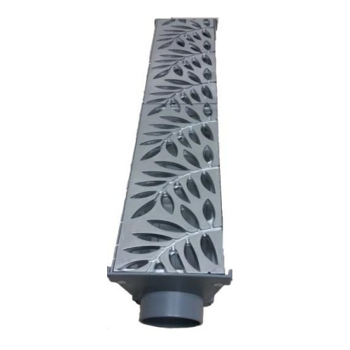 Runoff Water Drainage Aluminum Tree Leaves Shape 2 inch Drain Hole, 10 cm Width | Mazaya Aluminium