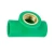 PPR Female Threaded Tee Size 32 mmx1/2 inch, Green Color | Cosmoplast