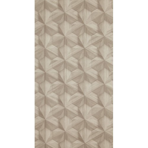 Dutch Geometric Wallpaper 10m x 0.53m, Beige Color | Balbaid Decor Company