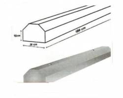 Car Bumper 180x20x15 cm Wheel Stopper | General Contracting Corporation