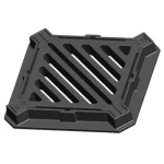 Ductile Iron Gully Grating Size 500×500 mm, Square Shape,  40 Tons Load    | Saudi Cast Factory