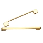  مقبض مطبخ  ، لون ذهبي ، مستطيل