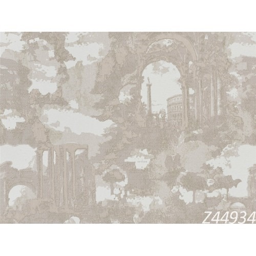 Italian Wallpaper Light Beige Color 10m x 1.06m, Model Z44934 | Balbaid Decor Company