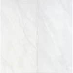 أرضيات بورسلان 120×120×1 سم، لون أبيض، موديل ليون