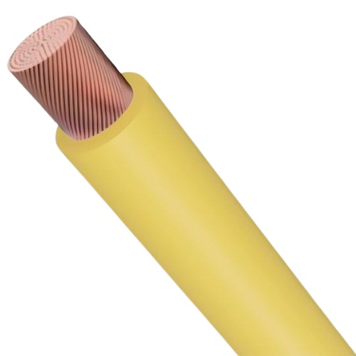 سلك نحاس مرن 10 AWG عزل PVC +105°C أصفر، 600 فولت | شركة كابلات الشرقية للصناعة