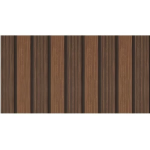 بديل الخشب الكوري للجدران داخلي 122×12×2900 مم بني | MIGA L006-2061DM من المختص للديكور