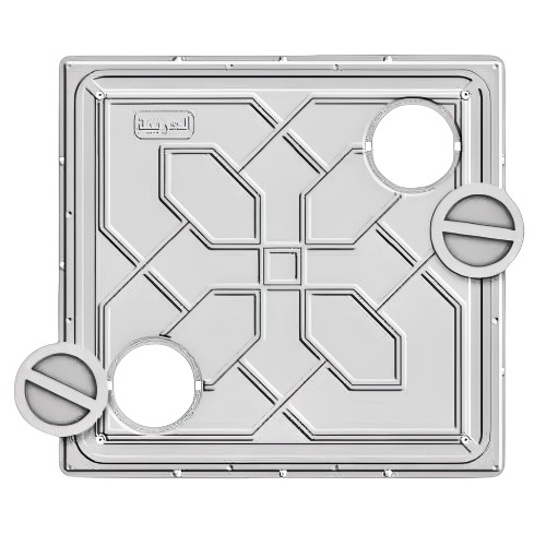 Manhole Covers Composite 602×602 mm 40 Tons Load Green | Al-Arabia Water Tanks Company