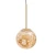 Modern Pendant Light with Luxury Design, Golden Color, Ball Length 15 cm