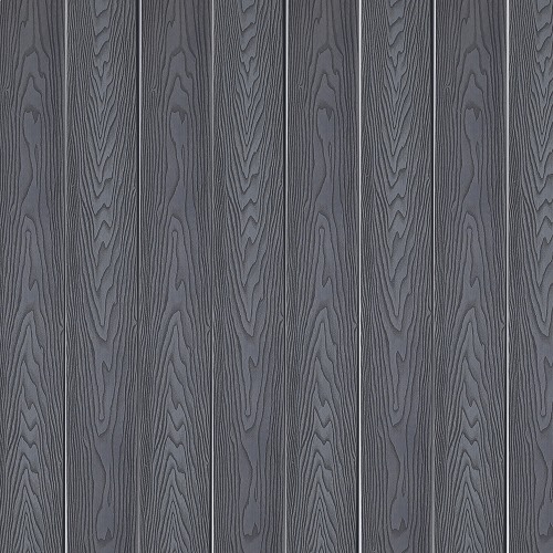 Chinese Wood Substitute Panels 290x15 cm, Dark Grey | GWPC10800