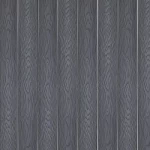 Chinese Wood Substitute Panels for Outdoor Decorations, Length 290 cm, Width 15 cm, Dark Grey Color