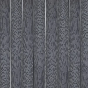 Chinese Wood Substitute Panels 290x15 cm, Dark Grey | GWPC10800