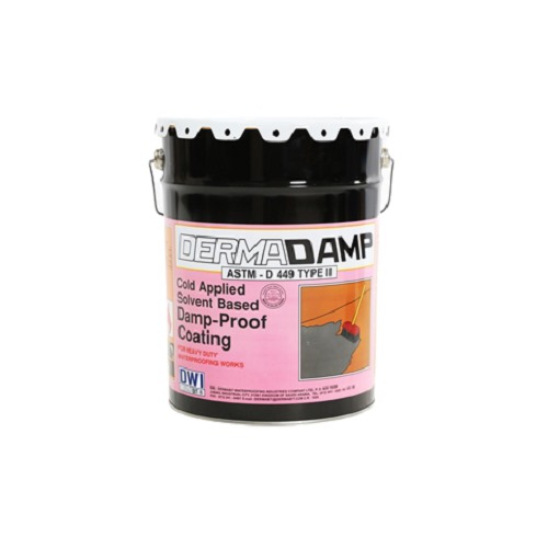 Derma Damp Waterproofing Coating Black, 200 kg Drum | Derma Damp