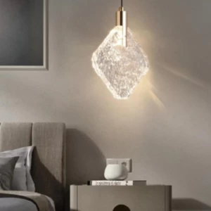 معلق سقفي ذهبي سلك بطول 1.5 متر LED معدن وزجاج | متجر ماتكل