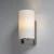 White Wall Lighting Unit, 17 cm Length, 10 cm Width
