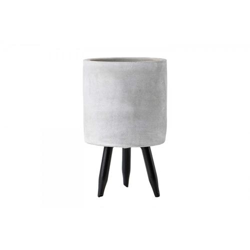 Ceramic Plant Pot 17x11 cm Gray Color | Sultan Garden Center