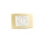 Curtain Switch with Arrow Print B3, Gold Color, Size 7 × 7 cm