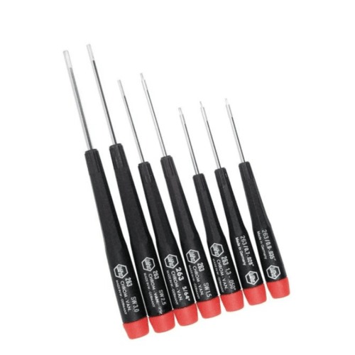 Plastic Screwdriver Set 7 pieces 0.7-3mm Black | ARAB PROS COMPANY