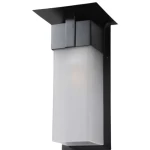 Outdoor Wall Lighting Lantern, Size 37x20 cm, Black Color