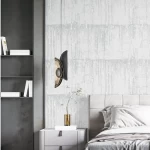 Vinyl Wallpaper, Patterned Design, Size 15.6m × 100 cm, Gray Color