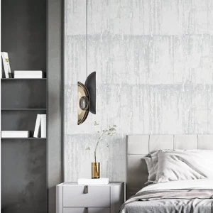 ورق جداري فينيل تصميم نقشات 15.6 م×100 سم لون رمادي | خط  الفخامة
