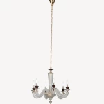 Crystal Pendant, White color, Height 63 cm, Width 52 cm, Length 63 cm