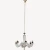 Crystal Pendant, White color, Height 63 cm, Width 52 cm, Length 63 cm
