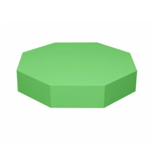 Octagonal Interlock Paver Tile Thickness 8 cm Green, Size 20x20 cm | Meyar